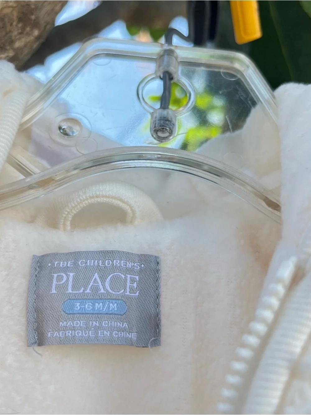 The Children’s Place Baby Bear Sherpa Microfleece Lined Bunting.